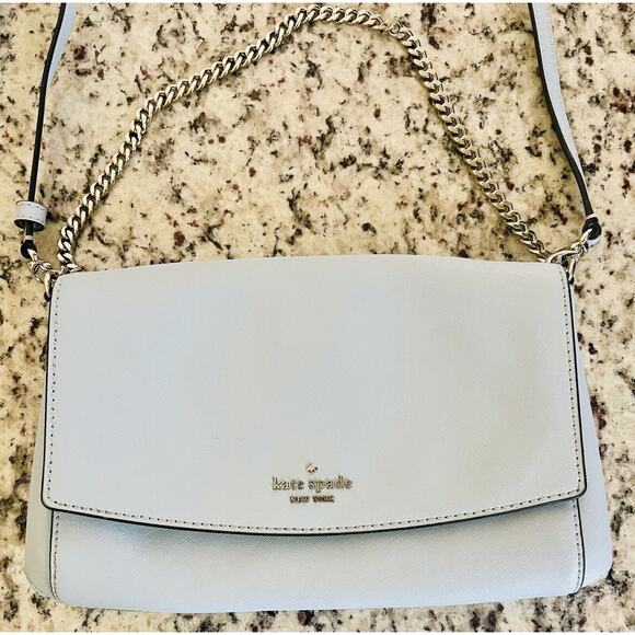 Kate Spade RETAIL $279 | Greer Leather Crossbody Bag | Color: Ocean Blue - Picture 11 of 16